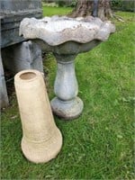 Bird Bath and Extra Stand