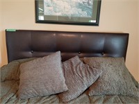 Leather Headboard Only, Mattress, Boxspring, And