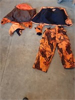 Hunting Clothes With Two Coats; Both Xl, L Pants,