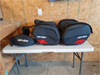 Two Pairs Of Ski-doo Storage Containers With