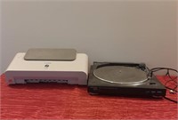 Record Player, And Printer