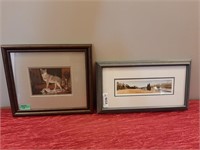 2 Framed Photos. Panorama View Picture Is By