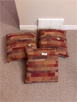 Three Matching Pillows