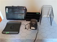 Briefcase, Label Printer, Laptop Cooler, And