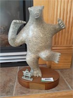 Fun Bear Statue, Heavy. 17" High