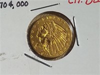 1911 $2 1/2 GOLD INDIAN HEAD