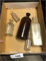 Old Glass Medicine Bottles
