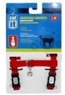 Catit Nylon Adjustable Cat Harness, Large, Red