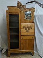 Antique oak secretary bookcase 
Made in
