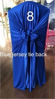Blue Jersey Tie Back x100