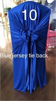 Blue Jersey Tie Back x100