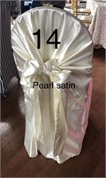 Pearl Satin Chair Cover x100