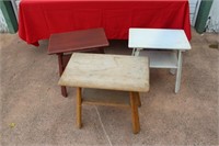 3 Wooden Stands