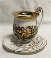 R. Capodimonte Italy Cup & Saucer