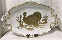 Italian Decorated Turkey Platter