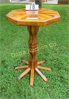 HANDMADE SIDETABLE WITH OCTAGON TOP: