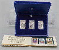 1976 Montreal XXL Olympiad Silver Stamps