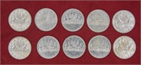 1961 Canadian Silver Dollars