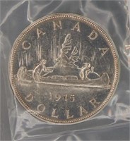 1945 Canadian Silver Dollar