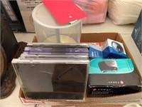 CDs, CD Cases, Stamp Dispenser, Sharpener