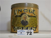 Uncle Green Tobacco Tin