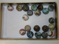 20 Colorful Marbles