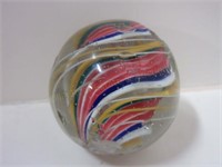 1 1/2" German Swirl Marble, Some Chips