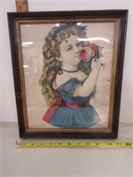 Hand Colored Currier & Ives Print