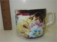 Moustache Cup with H.P. Butterfly & Flower