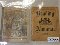 Pair of Almanacs