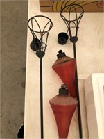 Outdoor Citronella Lamps- Lot of Two (2)