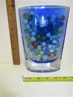 Vase with Marbles