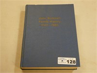 John Burkhart Family History Book