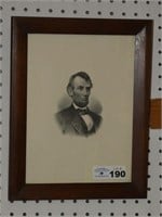 Abe Lincoln Lithograph