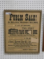1894 Lincoln Public Sale Bill