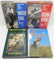 4 Dog Hunting/Training Books - 1960's