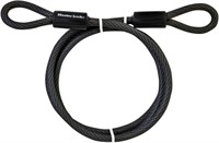 (2) Master Lock 78DPF Looped Cable, 6' x 3/8"