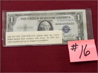 1935c Ser $1 Silver Certificate (Crisp)