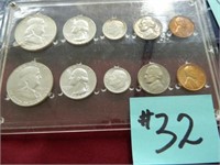 1963-1963D Franklin Coin Sets