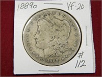 1889o Morgan Silver Dollar - VF-20