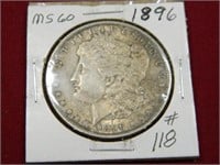 1896 Morgan Silver Dollar - MS-60