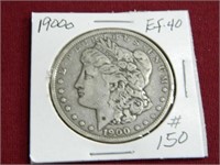 1900o Morgan Silver Dollar - EF-40
