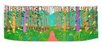 David Hockney Poster The Arrival of Spring Signed