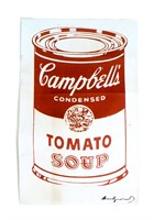 Andy Warhol Cambell's Tomato Soup, Signed
