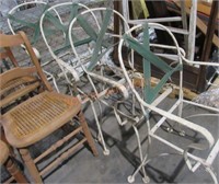 Iron Patio Chairs Set Of 4;
