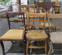 Lot Of Five Differant Chairs;