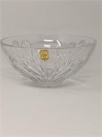 Hand Cut Lead Crystal Bowl  Made In Poland