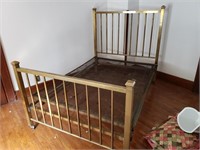 Antique Brass Bed w/spring