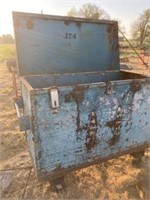 Large Steel Blue Tool Chest