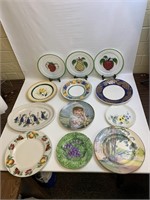 10pc Lot of Decorative Plates